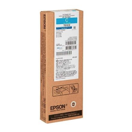 Bolsa de Tinta Epson T01C Cian para Impresora WorkForce