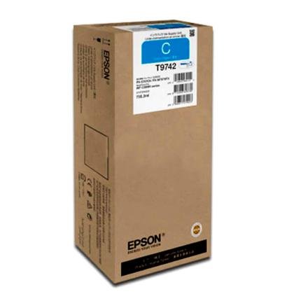 Bolsa de Tinta Epson T974 Cian para Impresora WorkForce