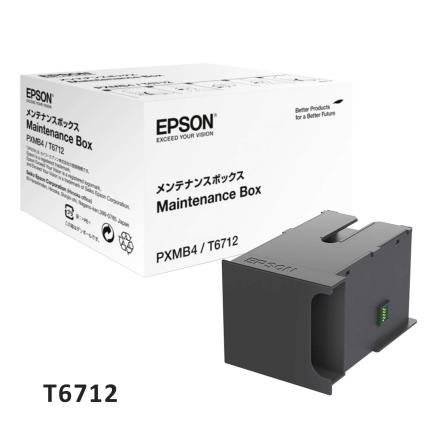 Caja de mantenimiento Epson T6712 para Workforce