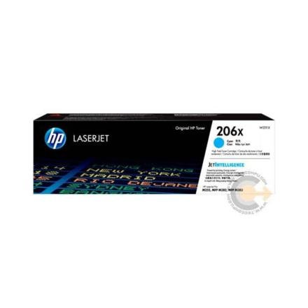 Cartucho de Toner HP 206X Cyan para Impresora LaserJet