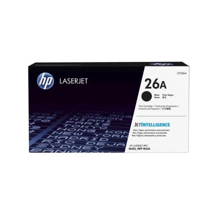 Cartucho de Toner HP 26A Negro para Impresora LaserJet