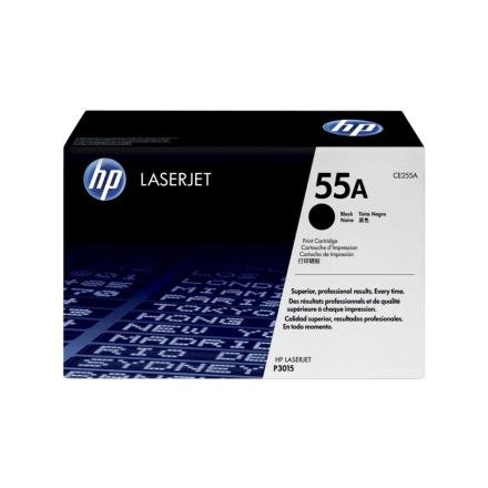 Cartucho de Toner HP 55A Negro para Impresora LaserJet