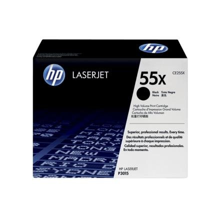 Cartucho de Toner HP 55X Negro para Impresora LaserJet