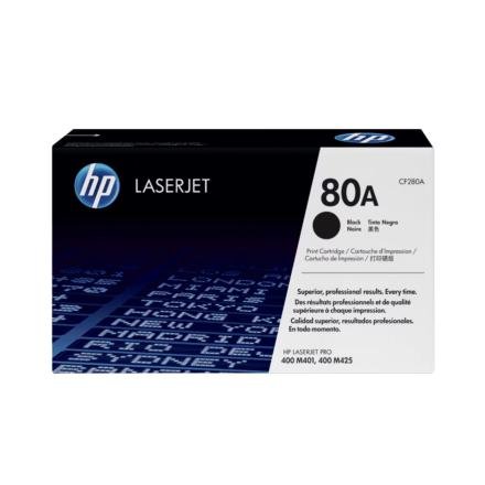 Cartucho de Toner HP 80A Negro para Impresora LaserJet