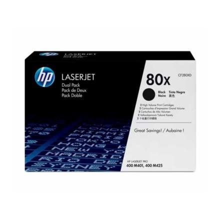 Cartucho de Toner HP 80X Negro para Impresora LaserJet