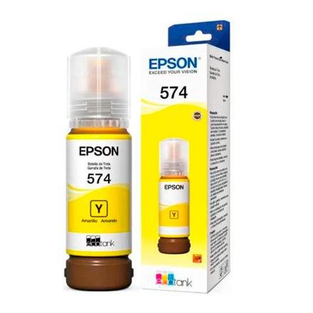 Botella de Tinta Epson 574 Amarillo para Impresora EcoTank