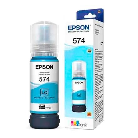 Botella de Tinta Epson 574 Light Cyan para Impresora EcoTank
