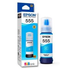 Botella de Tinta Epson 555 Cyan para Impresora EcoTank